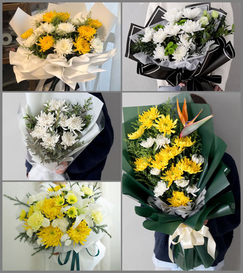 山东青岛即墨市龙山街道西南贡村白事花束代送